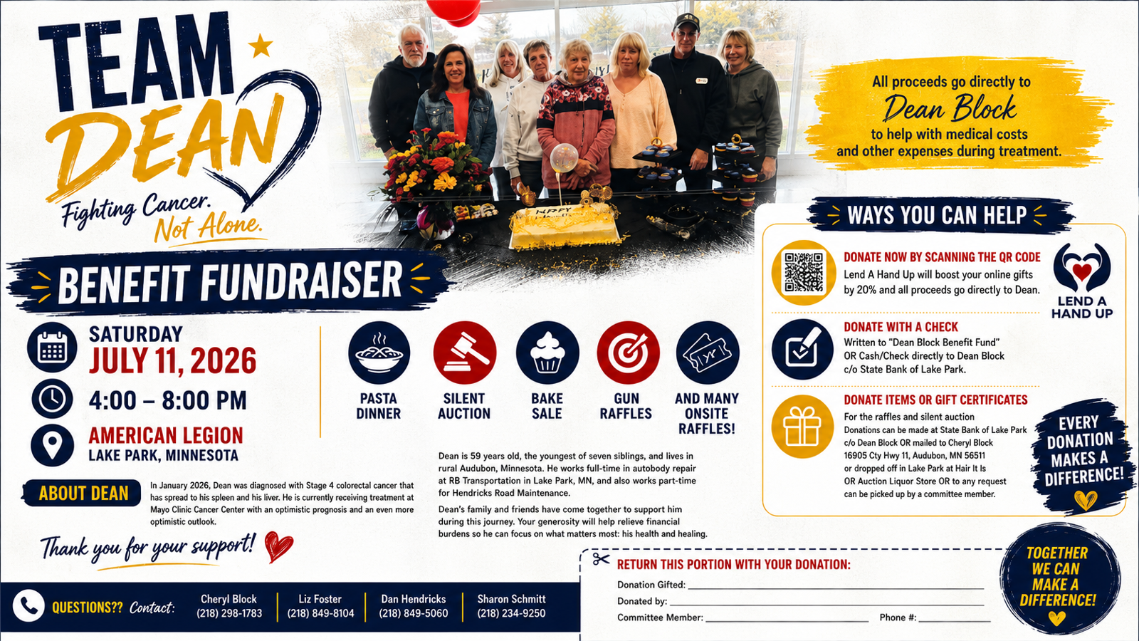 Dean Block fundraiser