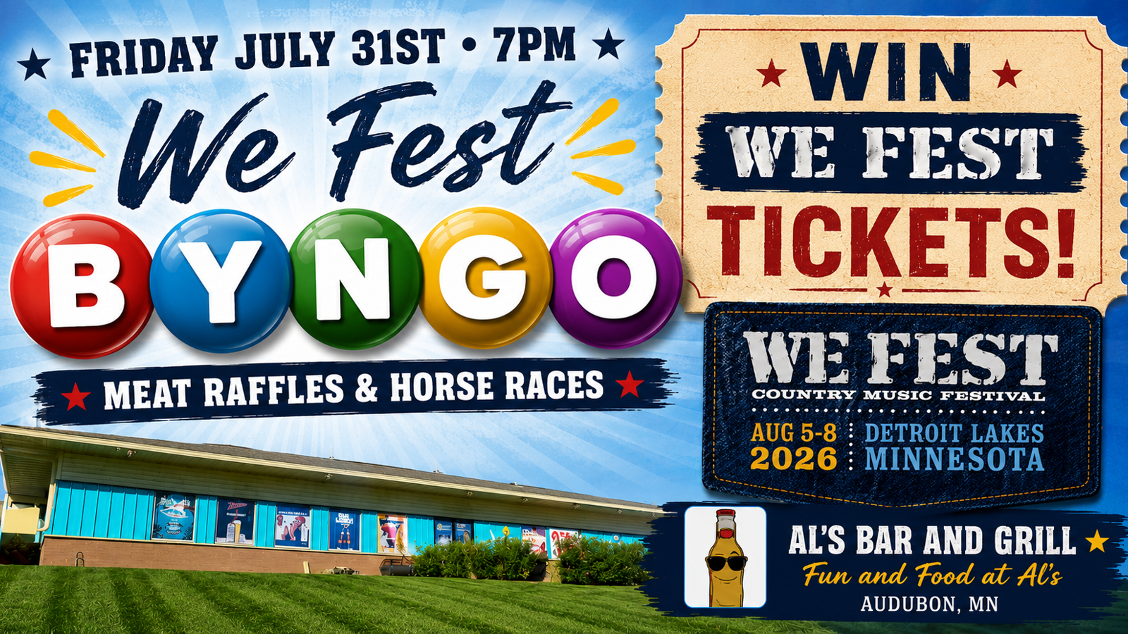 We Fest Byngo banner