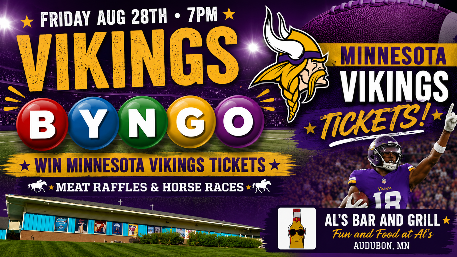 Vikings Bingo Banner